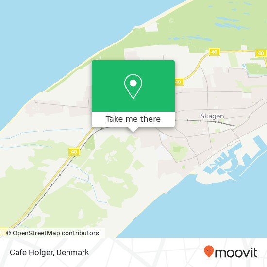 Cafe Holger map