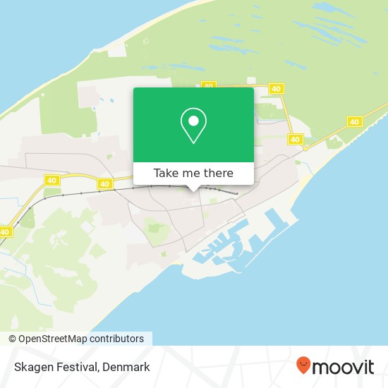 Skagen Festival map