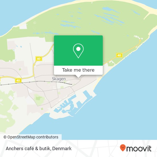 Anchers café & butik map
