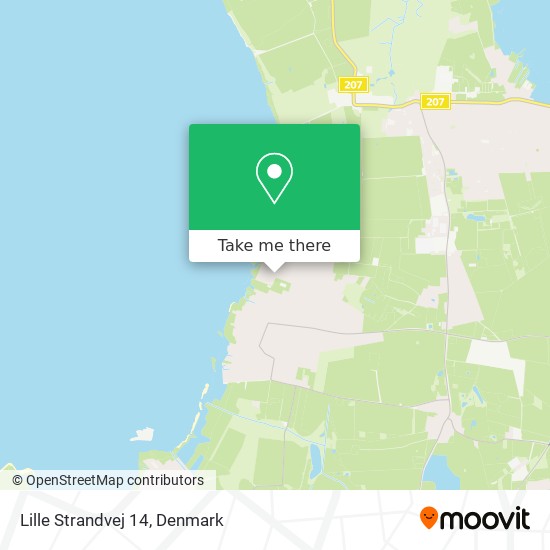 Lille Strandvej 14 map