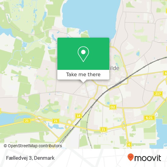 Fælledvej 3 map