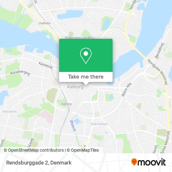Rendsburggade 2 map
