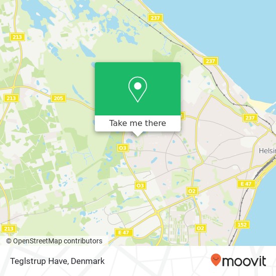 Teglstrup Have map
