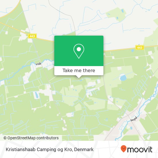 Kristianshaab Camping og Kro map