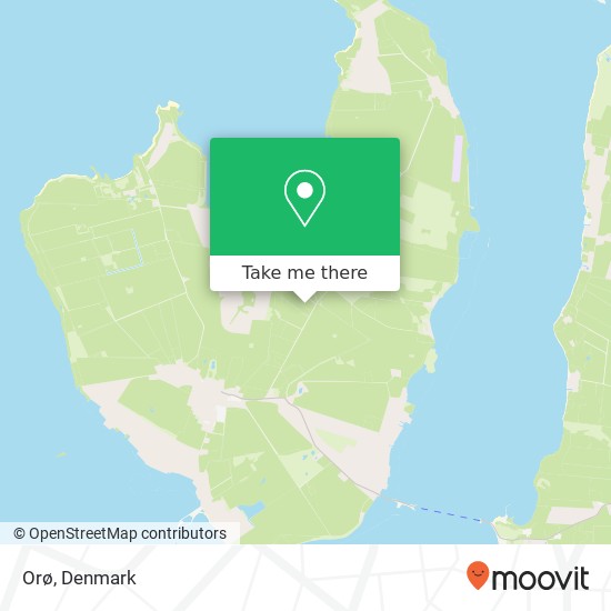 Orø map