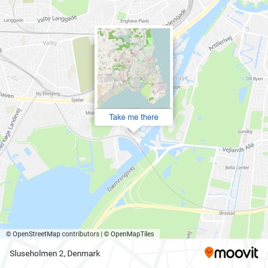 Sluseholmen 2 map