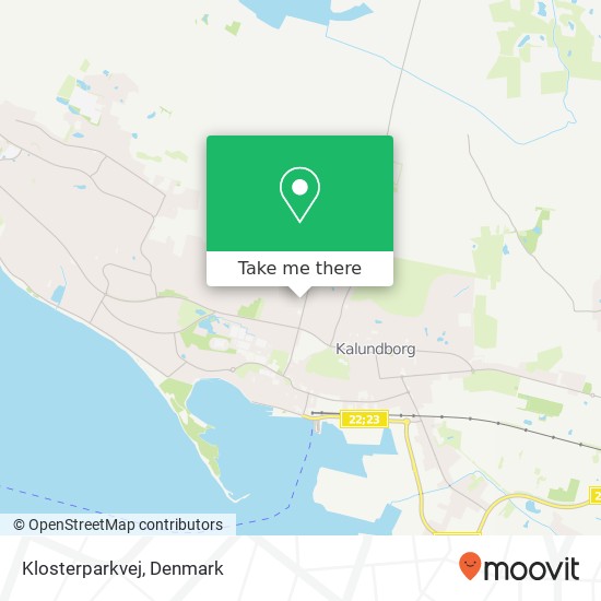 Klosterparkvej map