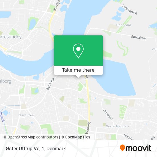 Øster Uttrup Vej 1 map