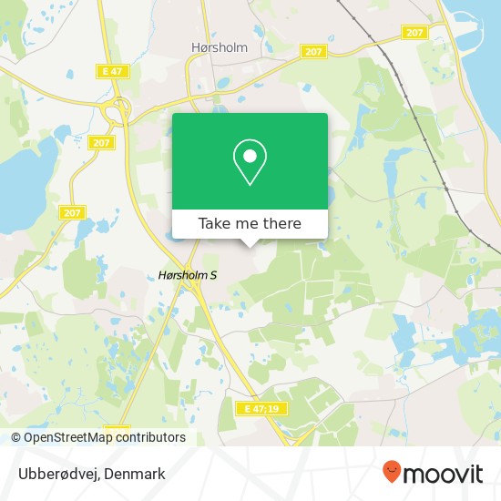 Ubberødvej map