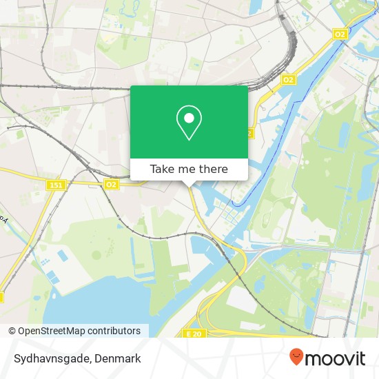 Sydhavnsgade map