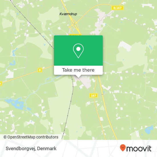 Svendborgvej map