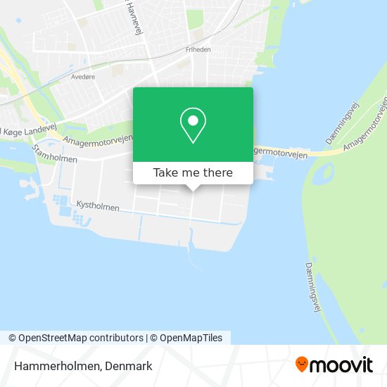 Hammerholmen map