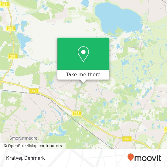 Kratvej map