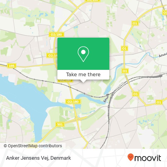 Anker Jensens Vej map