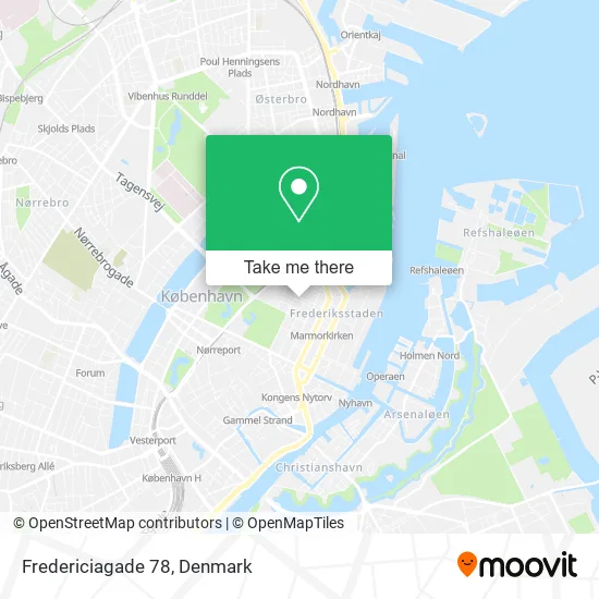 Fredericiagade 78 map