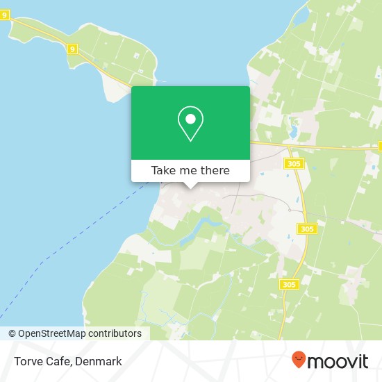 Torve Cafe map