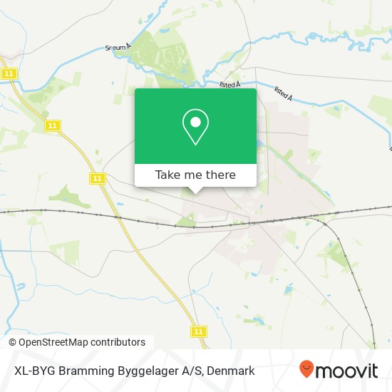 XL-BYG Bramming Byggelager A/S map