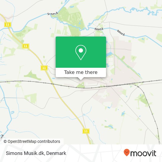 Simons Musik.dk map