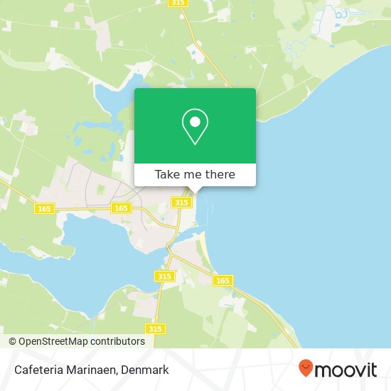 Cafeteria Marinaen map