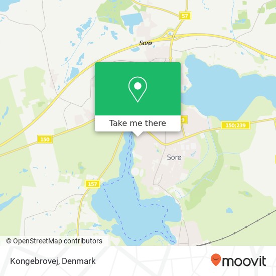 Kongebrovej map