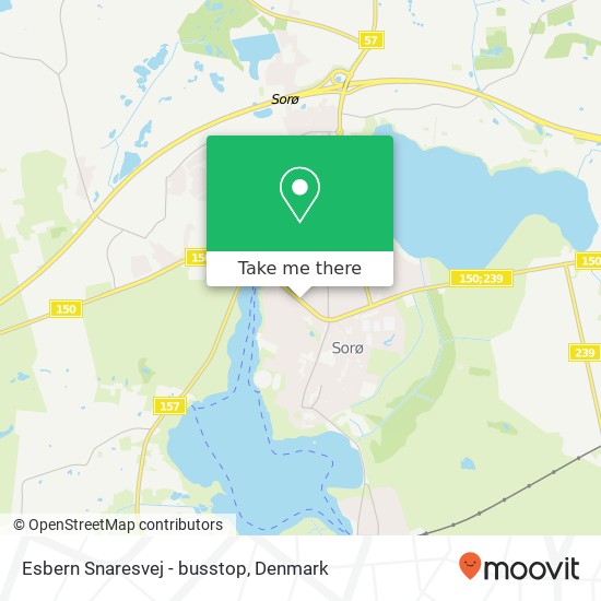 Esbern Snaresvej - busstop map
