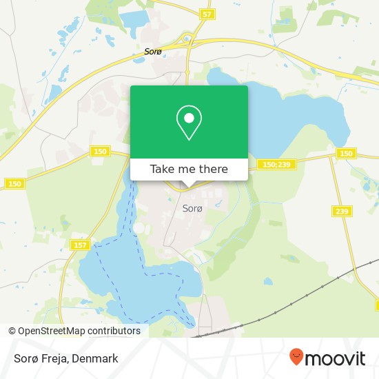 Sorø Freja map