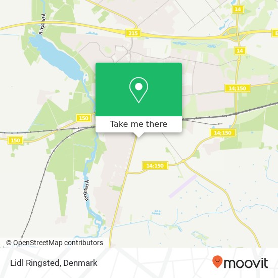 Lidl Ringsted map