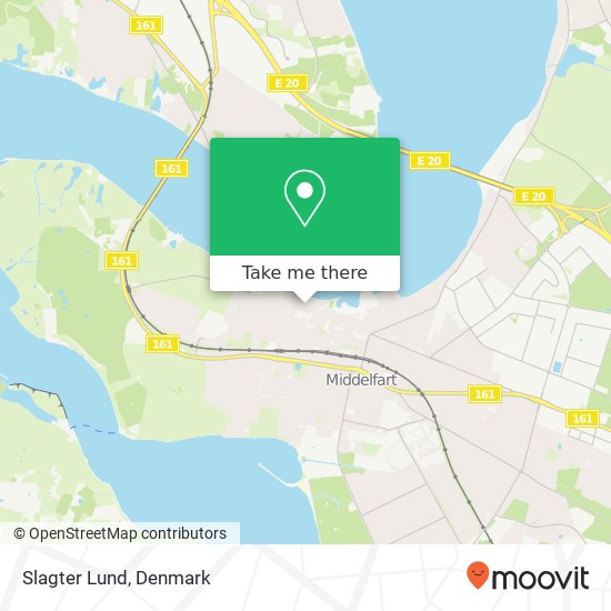 Slagter Lund map