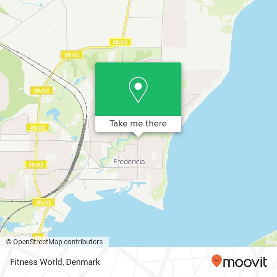 Fitness World map