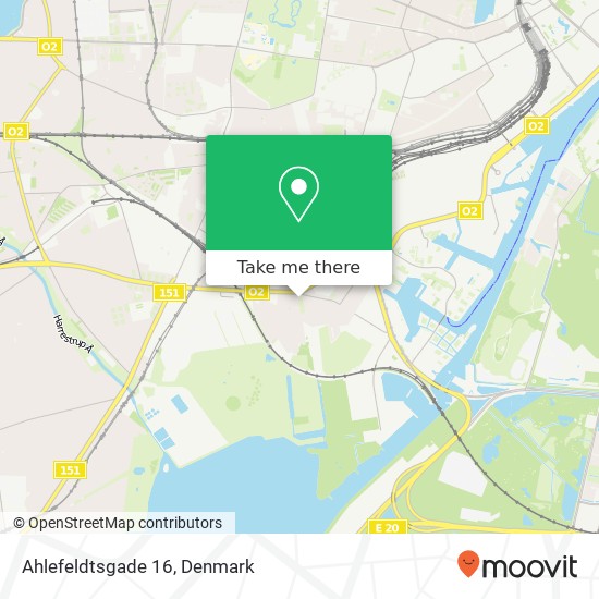 Ahlefeldtsgade 16 map