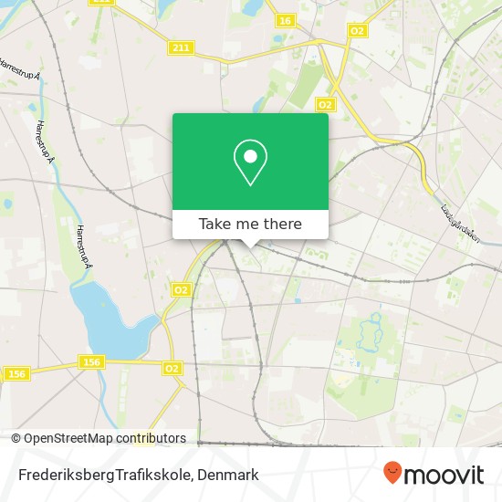 FrederiksbergTrafikskole map