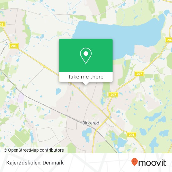 Kajerødskolen map