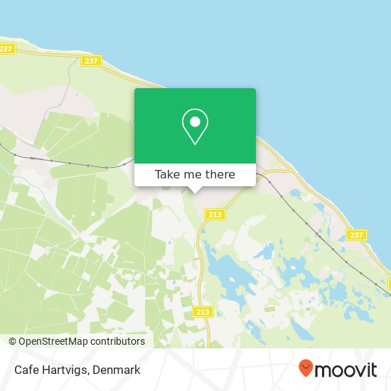 Cafe Hartvigs map