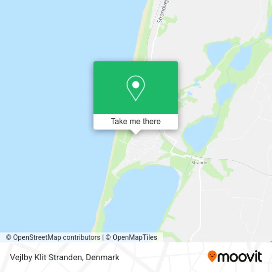 Vejlby Klit Stranden map