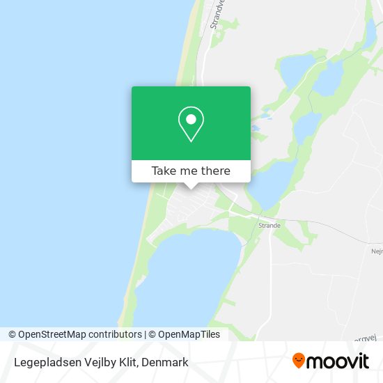 Legepladsen Vejlby Klit map