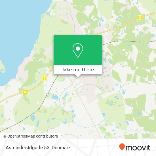 Asminderødgade 53 map