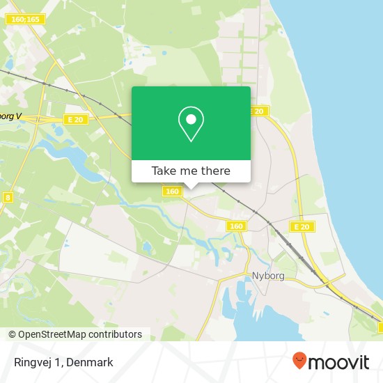 Ringvej 1 map