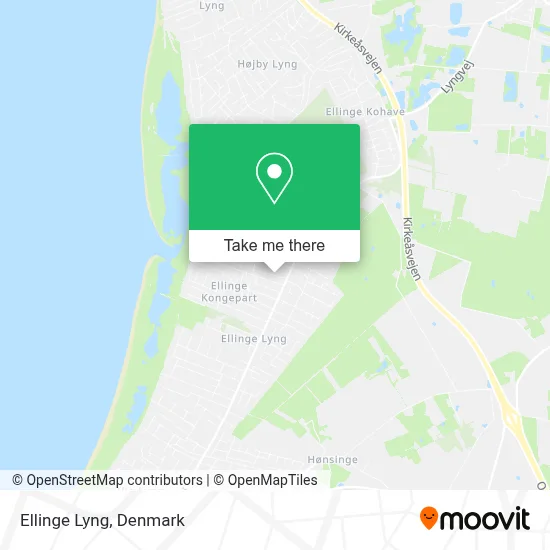 Ellinge Lyng map