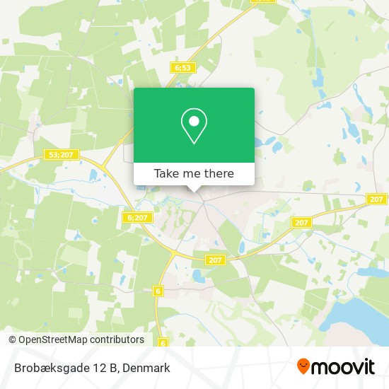 Brobæksgade 12 B map