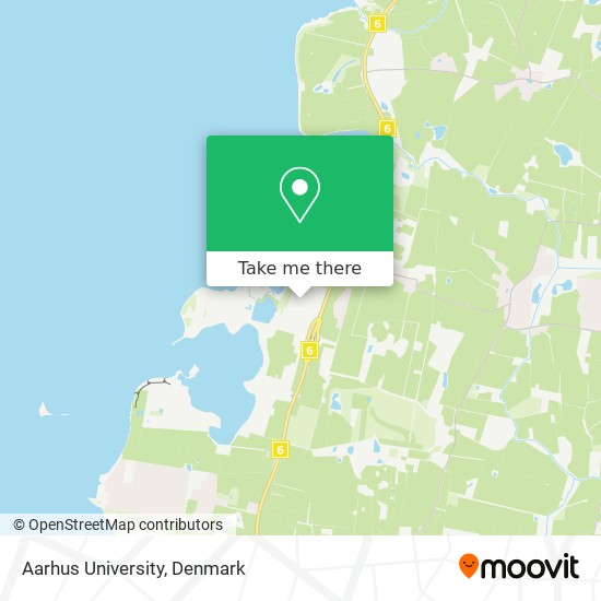 Aarhus University map