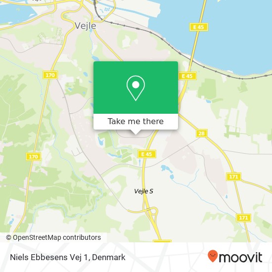 Niels Ebbesens Vej 1 map