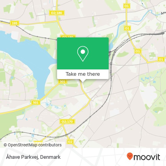 Åhave Parkvej map