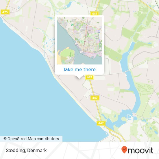 Sædding map