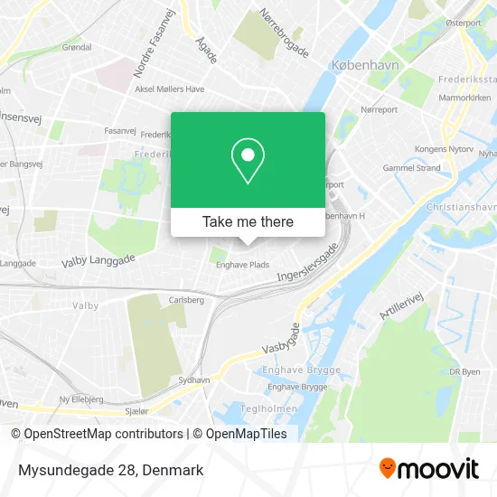 Mysundegade 28 map