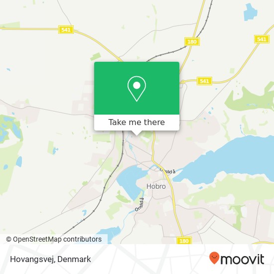 Hovangsvej map