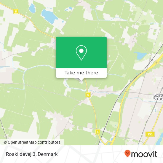 Roskildevej 3 map