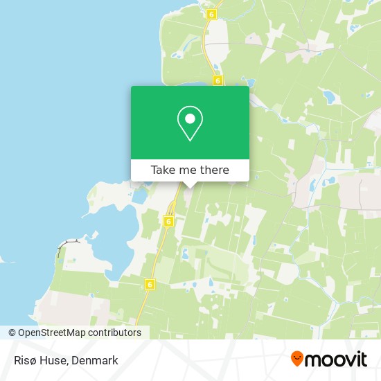 Risø Huse map