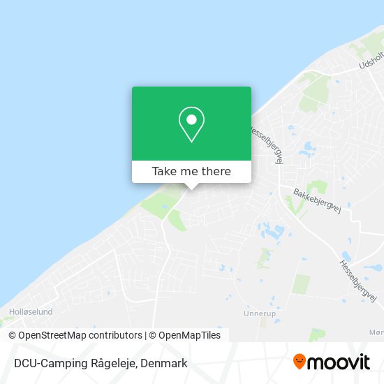 DCU-Camping Rågeleje map