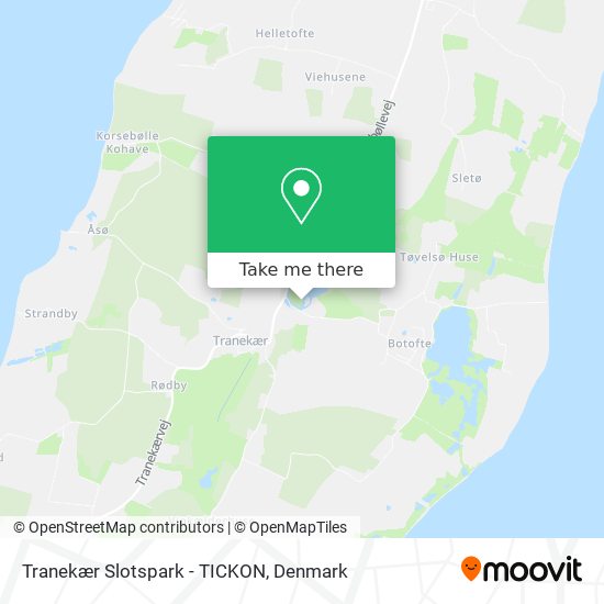 Tranekær Slotspark - TICKON map