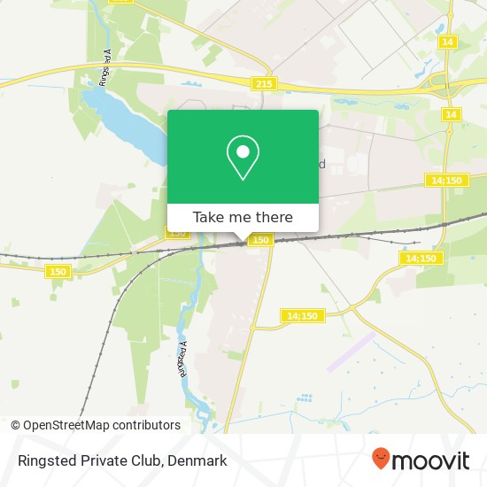 Ringsted Private Club map